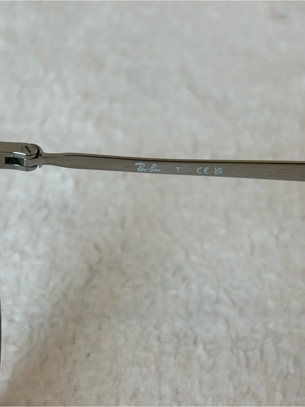 Ray-Ban RB4451V 8125 Transparent Gray Eyeglasses Frames Authentic